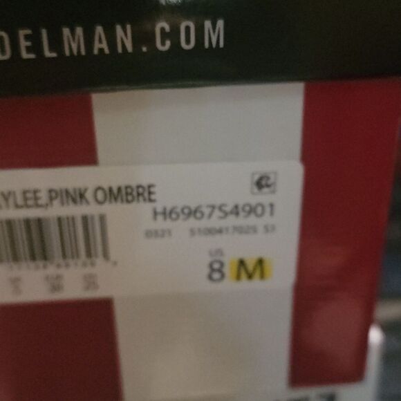 Circus by Sam Edelman Jaylee Ombre Crossband Jelly Slide Sandals 8 Blue Pink - Picture 8 of 8